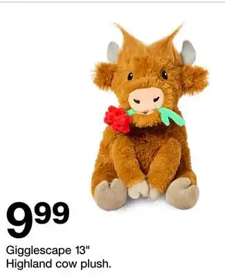 Target Gigglescape 13 Highland cow plush offer