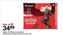 Target Magic: The Gathering Innistrad Remastered Omega collector booster box offer