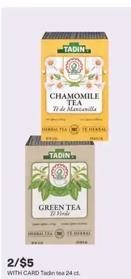 CVS Tadin tea 24 ct offer