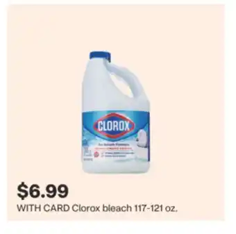 CVS Clorox bleach 117-121 oz offer