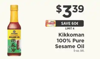 ShopRite 100% Pure Sesame Oil offer