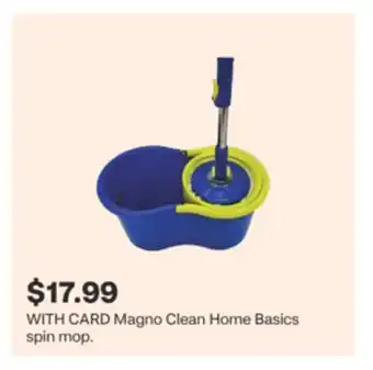 CVS Magno Clean Home Basics spin mop offer