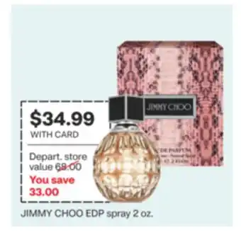 CVS JIMMY CHOO EDP spray 2 oz offer