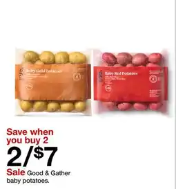 Target Good & Gather baby potatoes offer