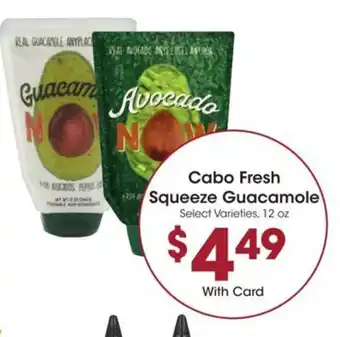 Kroger Cabo Fresh Squeeze Guacamole offer