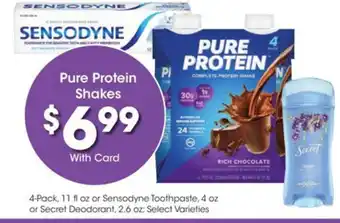 Kroger Pure Protein Shakes offer