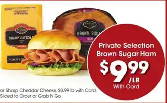 Kroger Private Selection Brown Sugar Ham offer