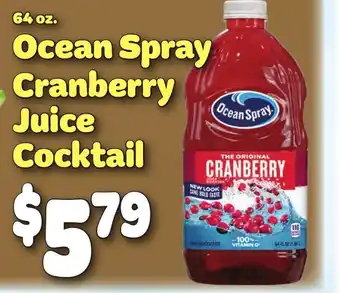 Gristedes Ocean Spray Cranberry Juice Cocktail offer