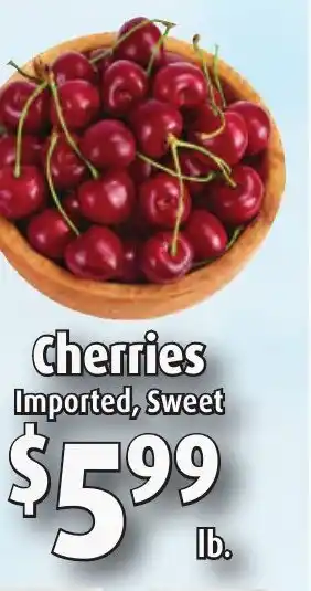 Gristedes Cherries offer