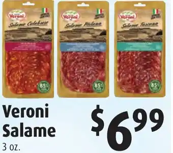 Gristedes Veroni Salame offer