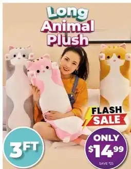 Showcase US Long Animal Plush offer