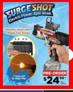 Showcase US SurgeShot: Rechargeable Automatic Water Blaster Gun offer