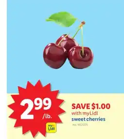 Lidl sweet cherries offer