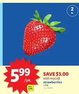 Lidl strawberries offer