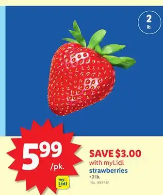 Lidl strawberries offer