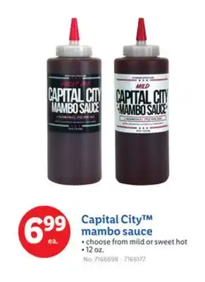 Lidl Capital City mambo sauce offer