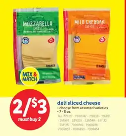 Lidl deli sliced cheese offer