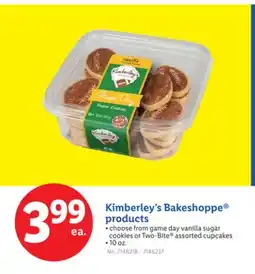 Lidl Kimberley's Bakeshoppe products offer