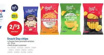 Lidl Snack Day chips offer