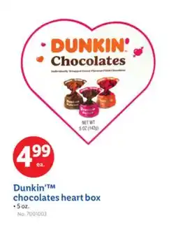 Lidl Dunkin' chocolates heart box offer