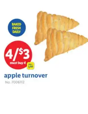 Lidl apple turnover offer