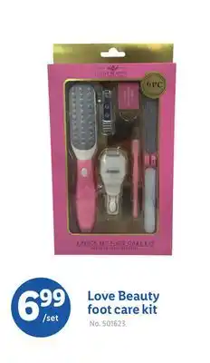 Lidl Love Beauty foot care kit offer