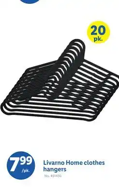 Lidl Livarno Home clothes hangers offer