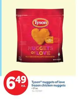 Lidl Tyson nuggets of love frozen chicken nuggets offer