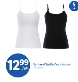 Lidl Esmara ladies' camisoles offer