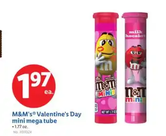 Lidl M & M' s Valentine's Day mini mega tube offer