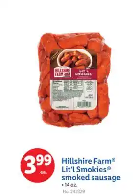 Lidl Hillshire Farm Lit'l Smokies smoked sausage offer