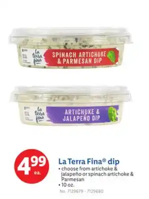 Lidl La Terra Fina dip offer