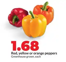 Hy-Vee Red, yellow or orange peppers offer