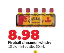 Hy-Vee Fireball cinnamon whisky offer