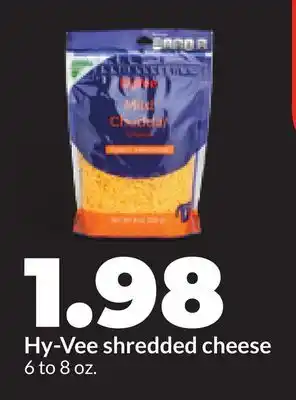 Hy-Vee Hy-Vee shredded cheese offer