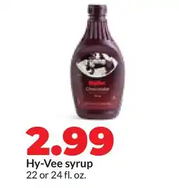 Hy-Vee Hy-Vee syrup offer