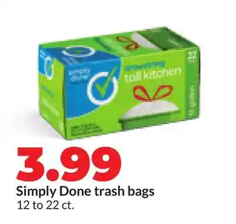 Hy-Vee Simply Done trash bags offer