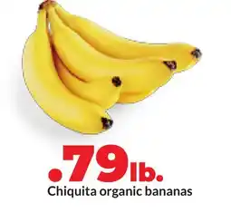 Hy-Vee Chiquita organic bananas offer