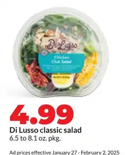 Hy-Vee Di Lusso classic salad offer