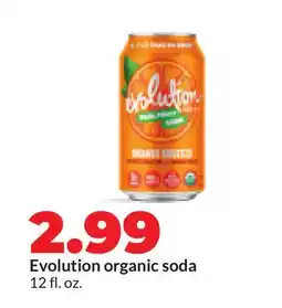 Hy-Vee Evolution organic soda offer