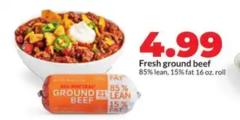 Hy-Vee Fresh ground beef offer