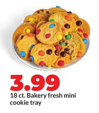 Hy-Vee 18 ct. Bakery fresh mini cookie tray offer