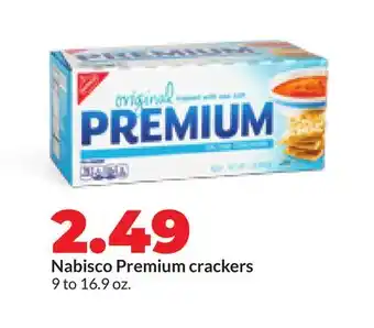 Hy-Vee Nabisco Premium crackers offer