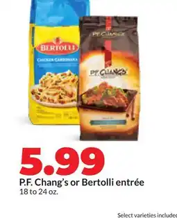 Hy-Vee P.F. Chang's or Bertolli entrée offer