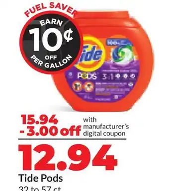 Hy-Vee Tide Pods offer