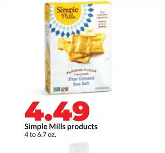 Hy-Vee Simple Mills products offer