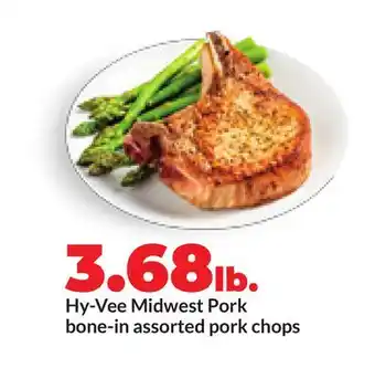 Hy-Vee Hy-Vee Midwest Pork bone-in assorted pork chops offer