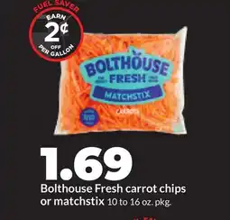 Hy-Vee Bolthouse Fresh carrot chips or matchstix offer