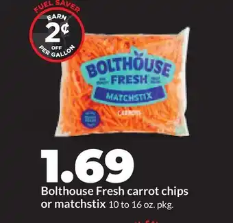 Hy-Vee Bolthouse Fresh carrot chips or matchstix offer