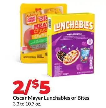 Hy-Vee Oscar Mayer Lunchables or Bites offer